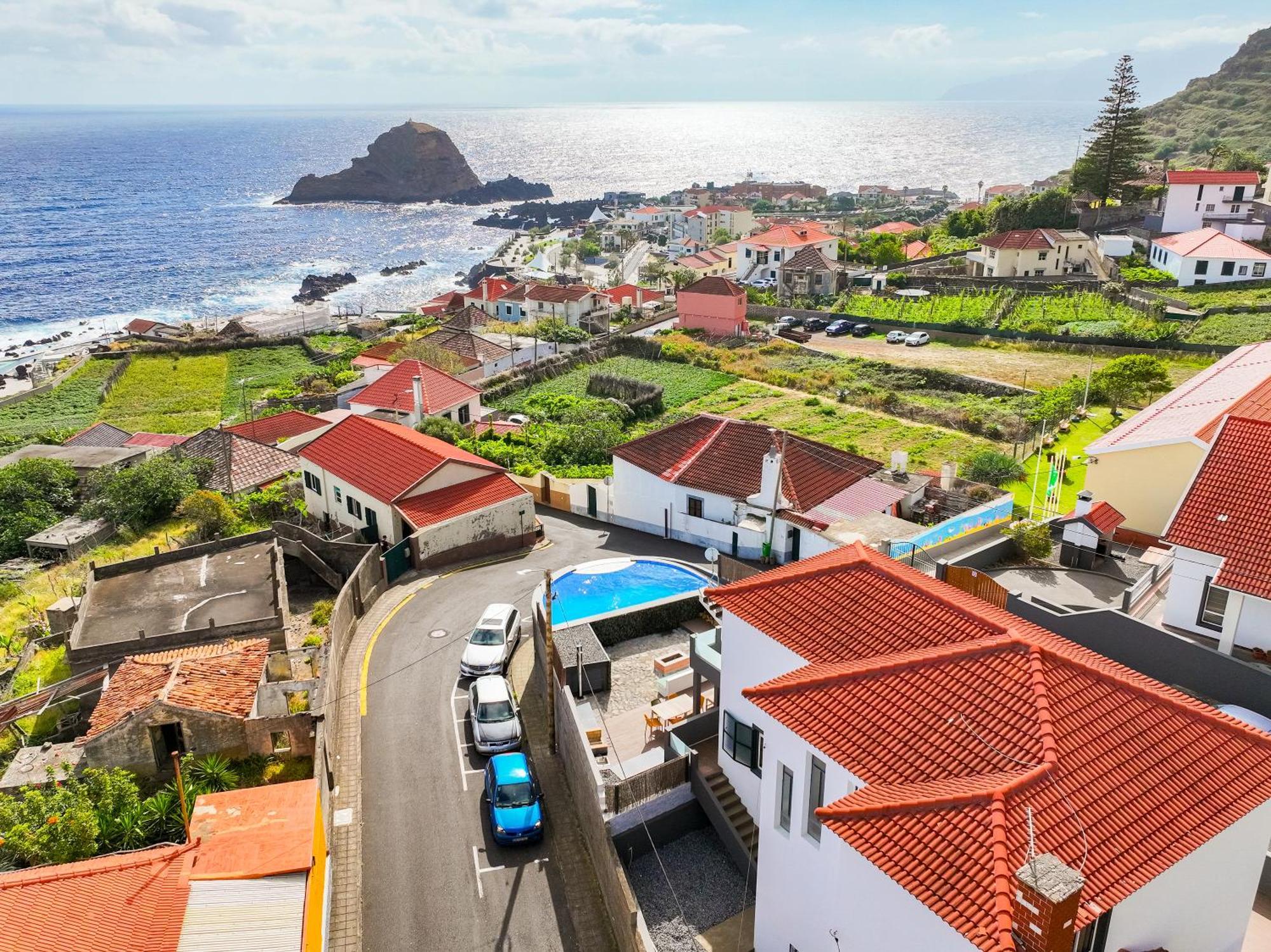 Lighthouse View- Pool Villa Porto Moniz Eksteriør billede